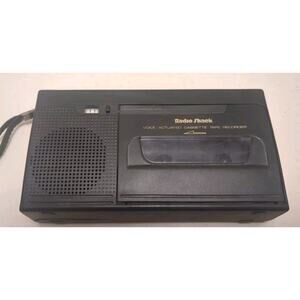 Radio Shack CTR-76 Voice Actuated Cassette Tape Recorder - TESTED & WORKING